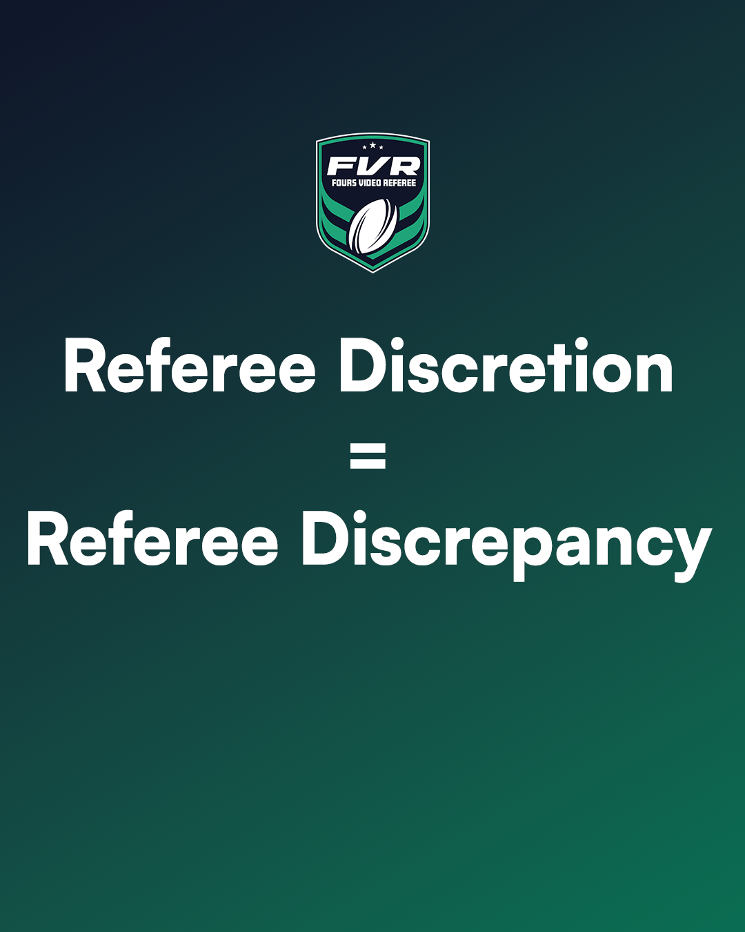 Referee Discretion = Referee Discrepancy: Why Our Rules Must Remove Ambiguity