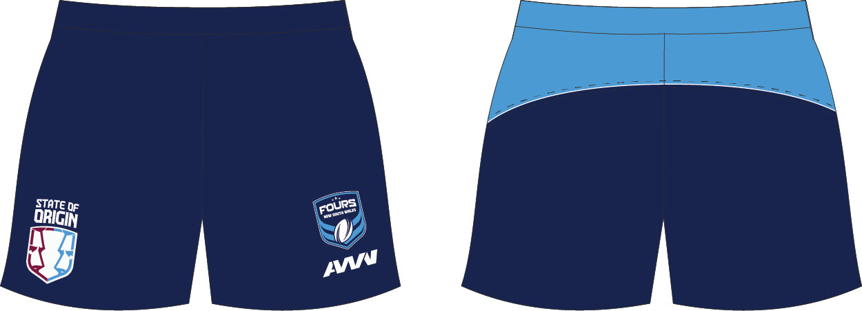 (Optional) NSW Fours Training/Off-Field Shorts
