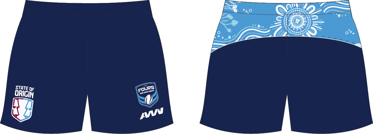 (Optional) NSW Fours Training/Off-Field Shorts