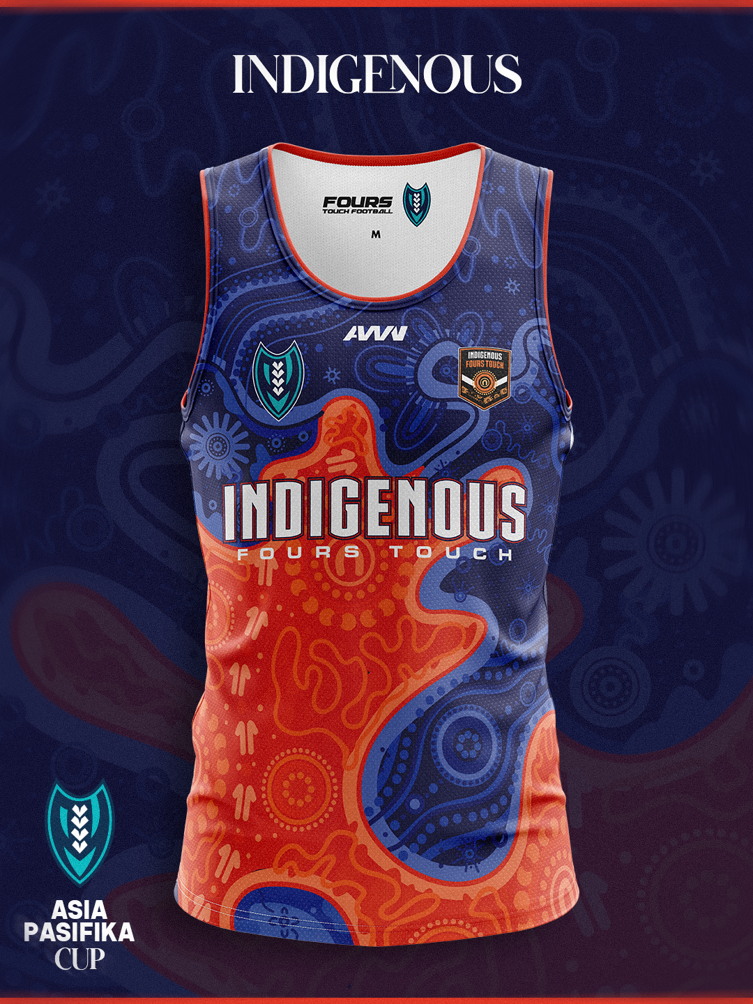 Asia Pasifika Cup 2026 – Indigenous Jersey #1 (Public Merch Release)