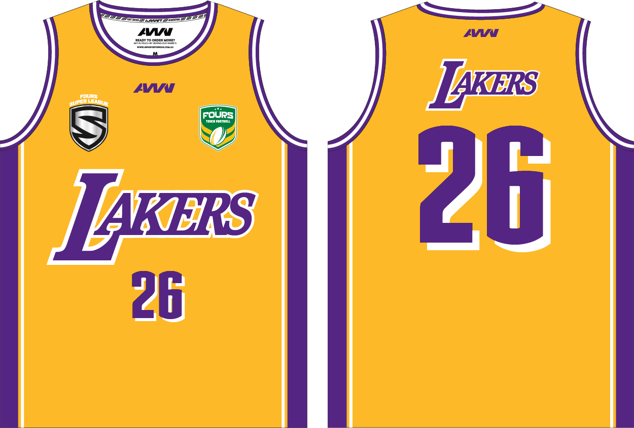 Fours Super League 2026 –  Lakers Jersey (Public Merch Release)