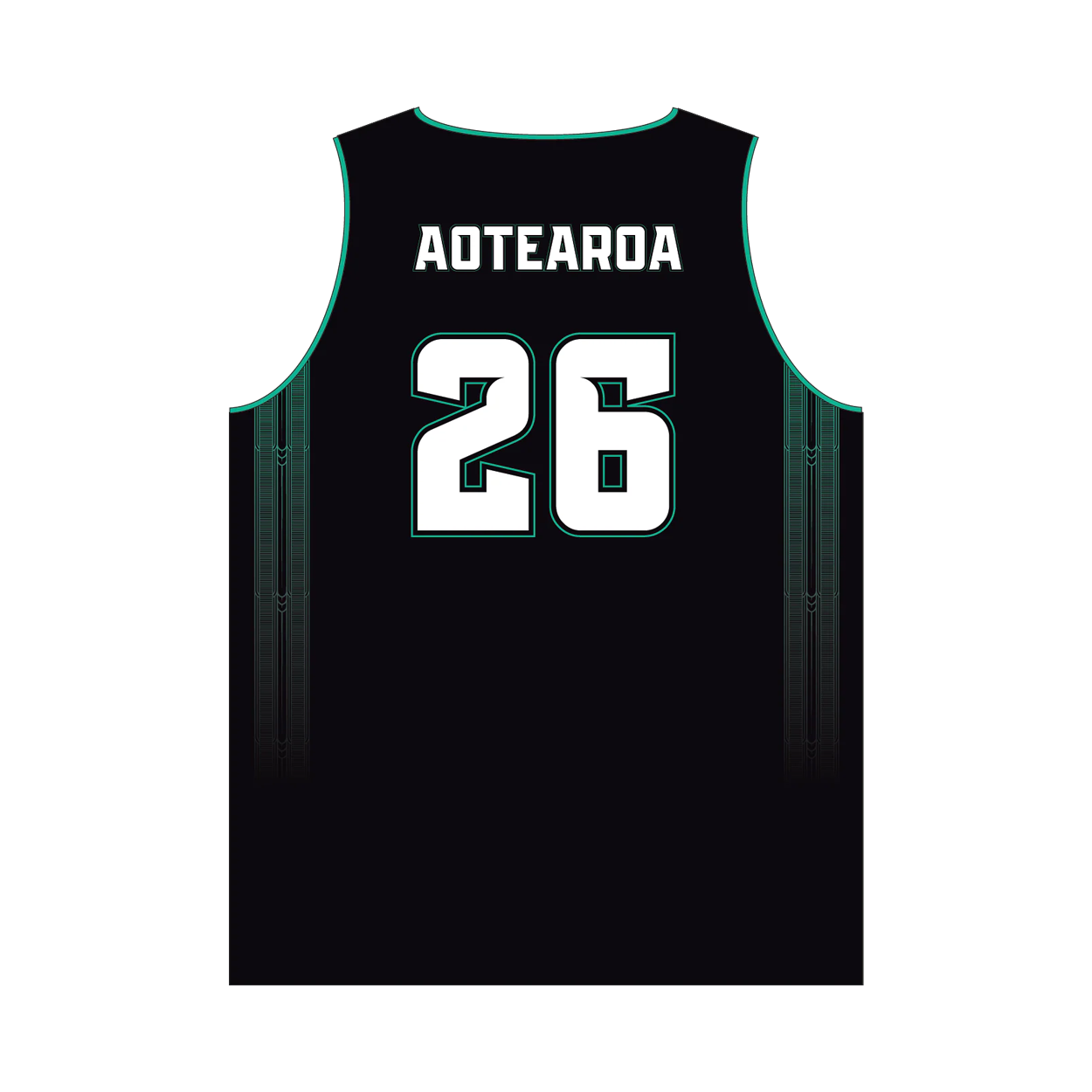 New Zealand Four Blacks Playing Jersey