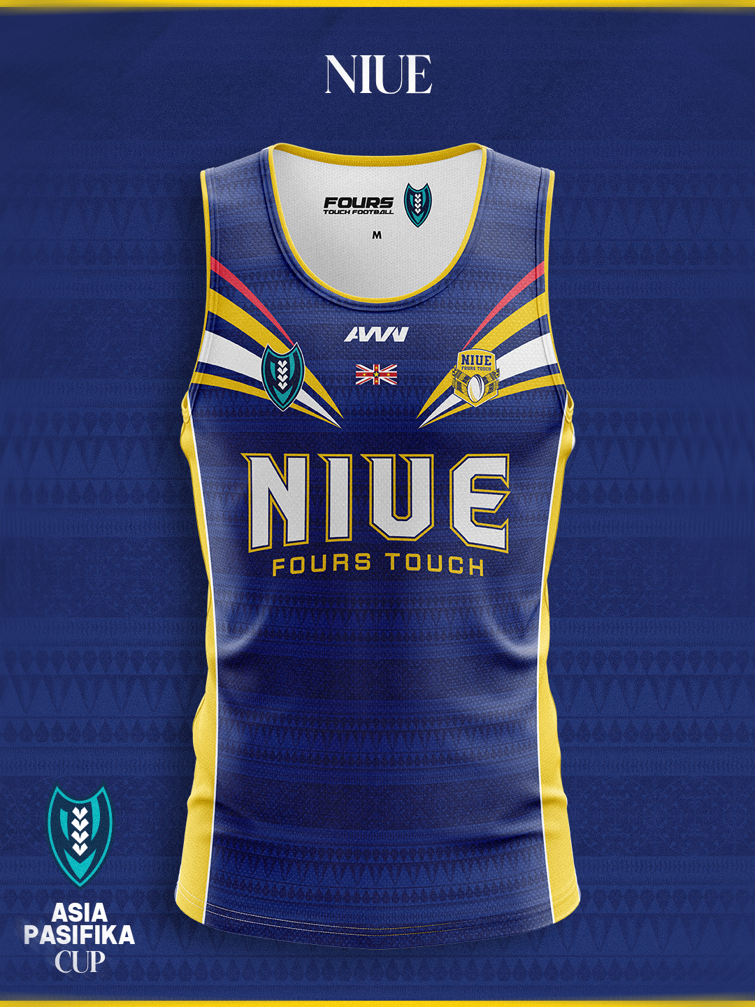 Asia Pasifika Cup 2026 – Niue Jersey #1 (Public Merch Release)