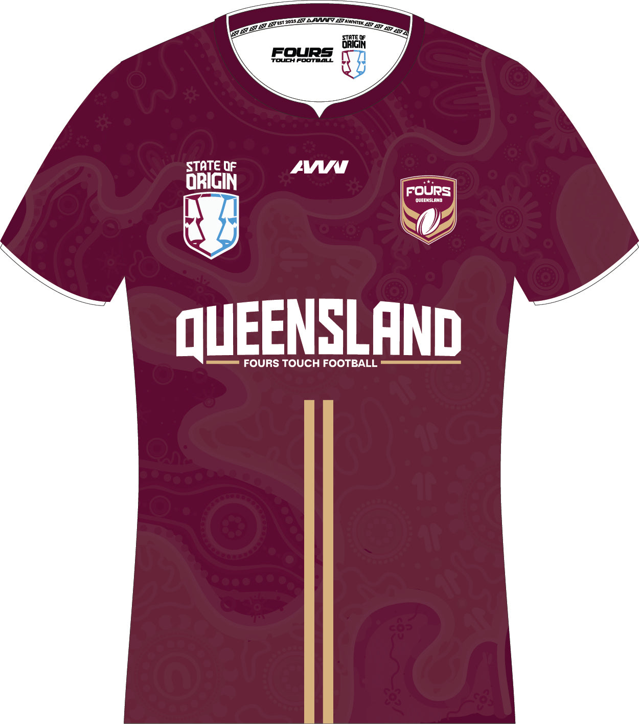 (Optional) QLD Fours Training/Off-Field Jersey