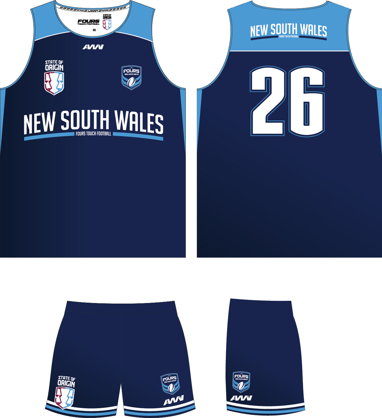 (Required) NSW Playing Uniform (Top & Bottoms)