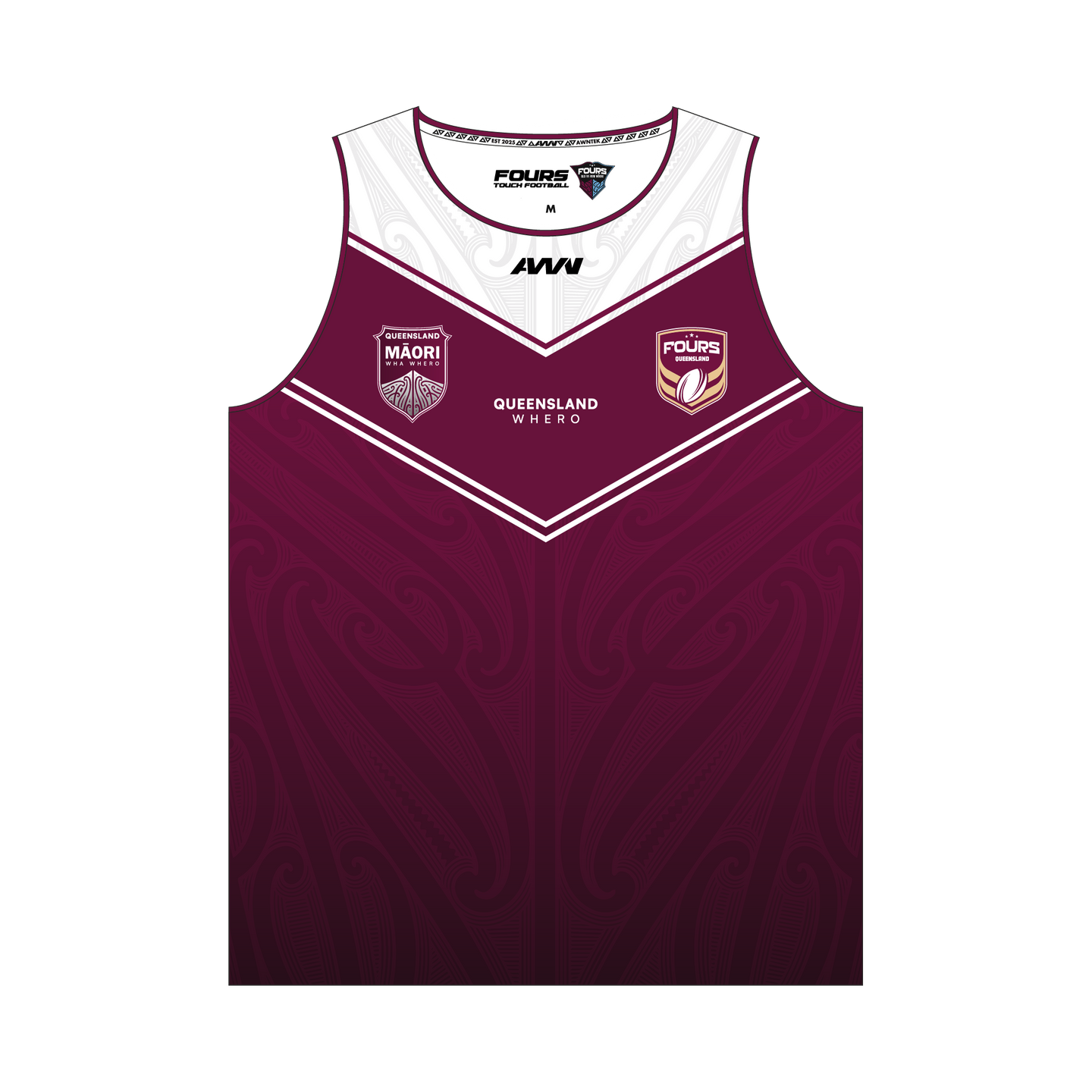 QLD Māori Whero Playing Jersey