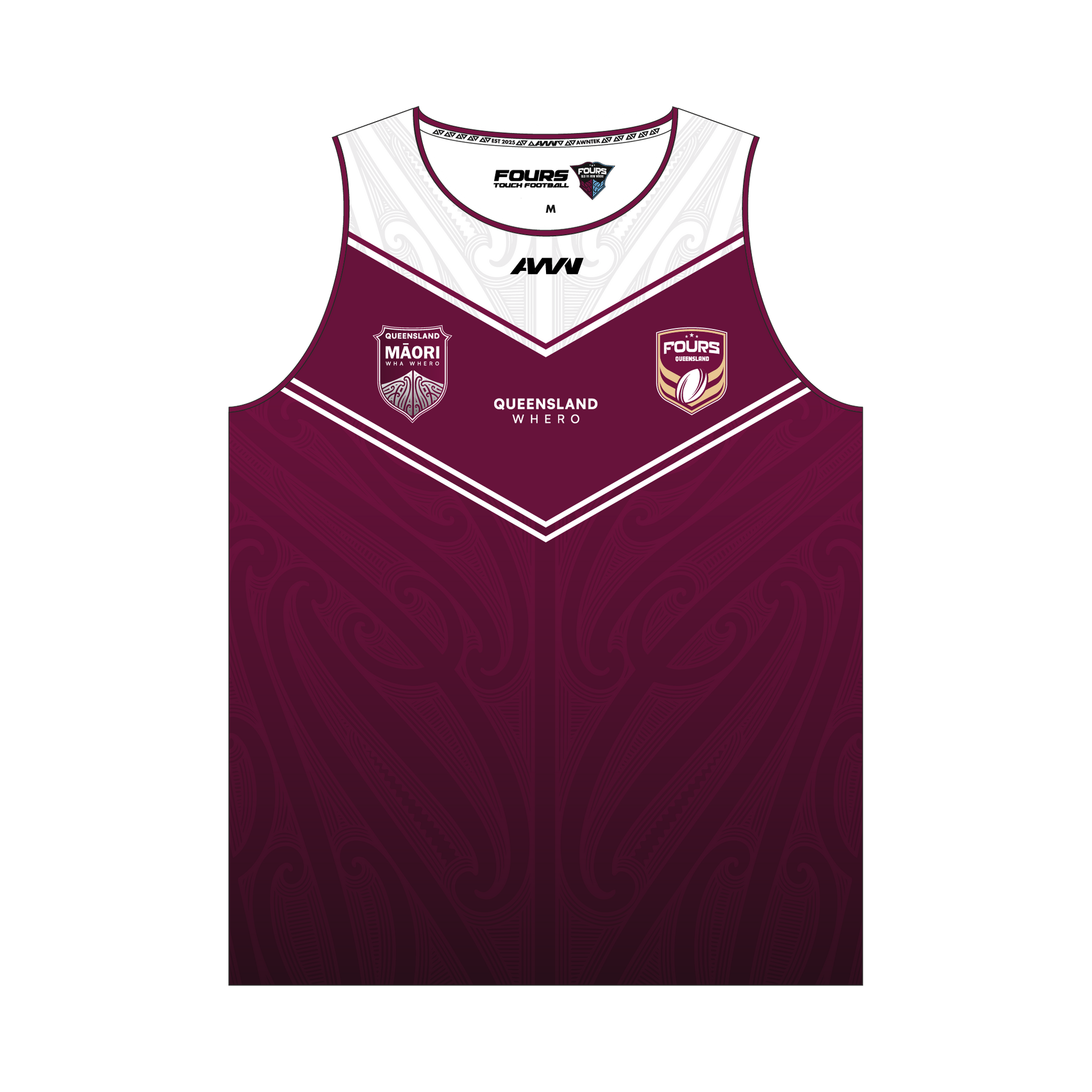 QLD Māori Whero Playing Jersey