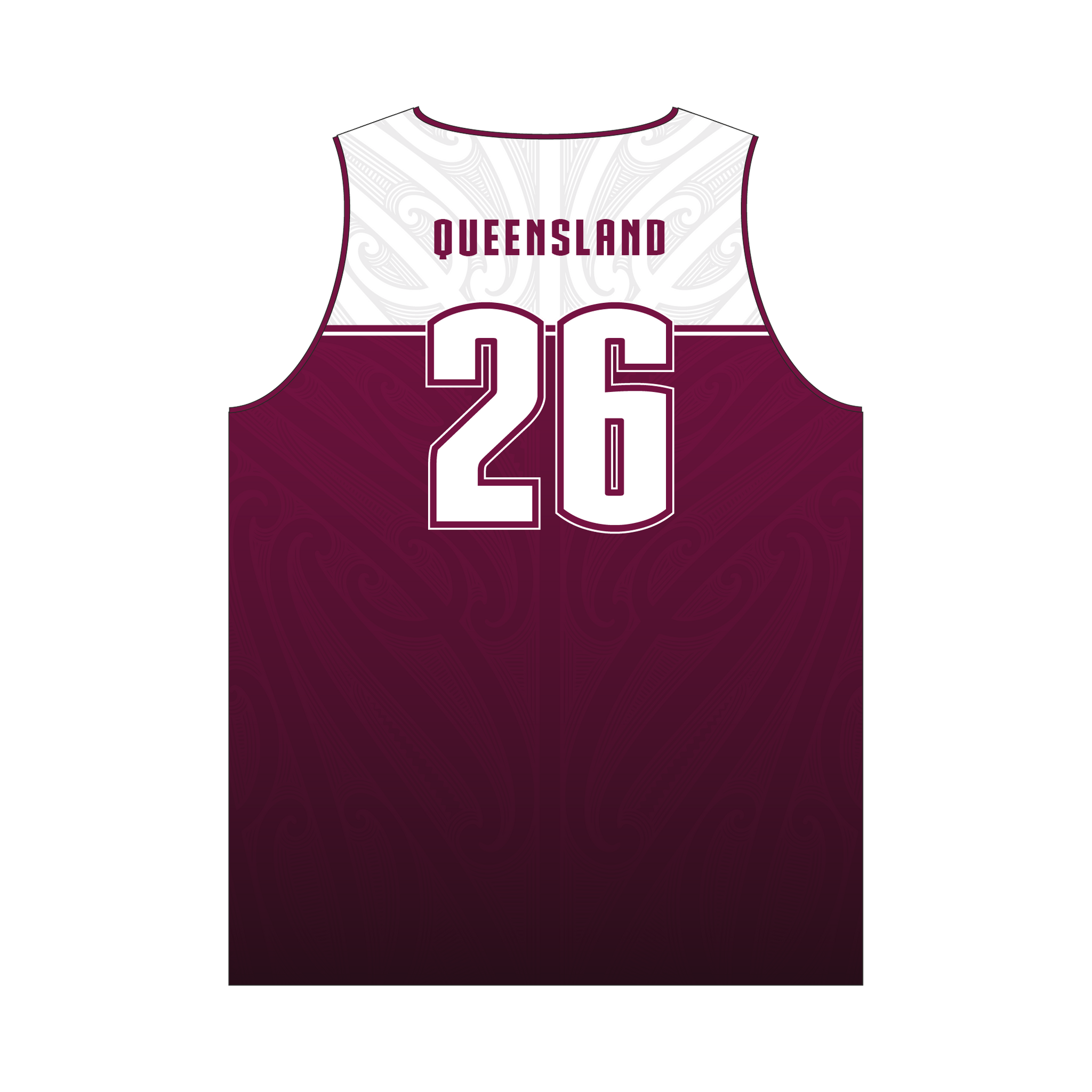 QLD Māori Whero Playing Jersey