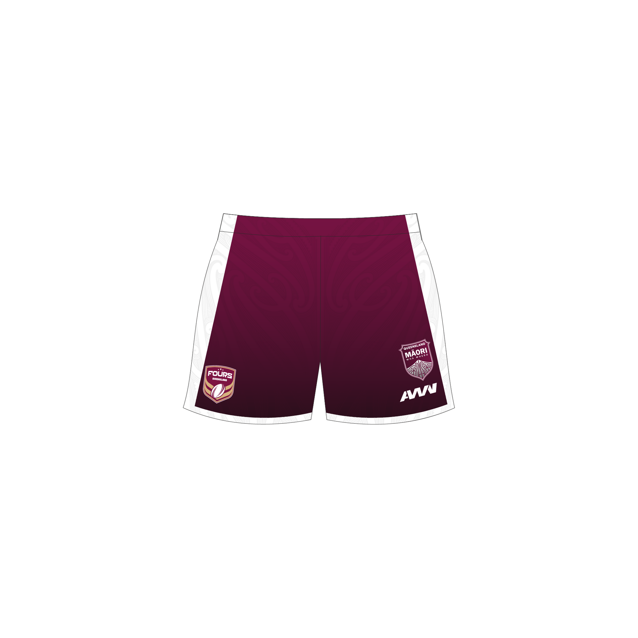 QLD Māori Whero Playing Shorts